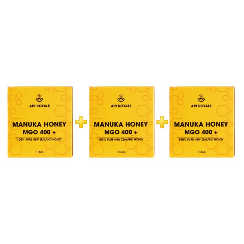 API Royale Manuka Honey MGO 400+ ( Pack of 3 )